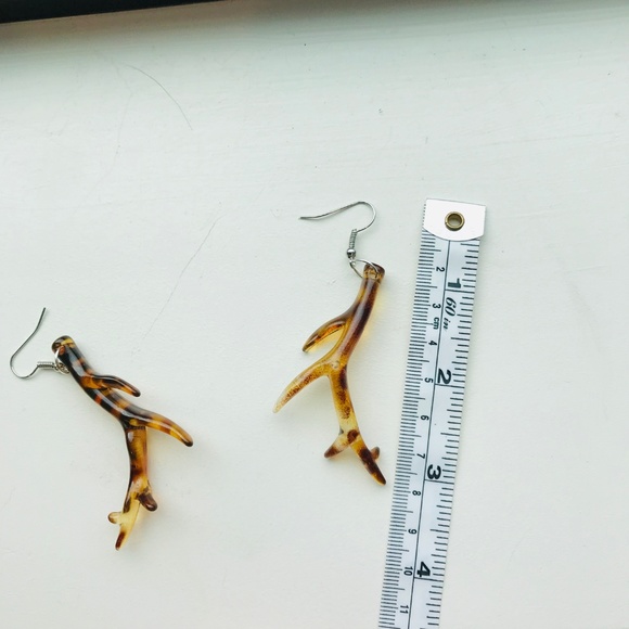 ✨Handmade Antler/Branch Statement Earrings - Picture 5 of 5